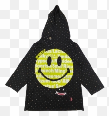 Dope Smiley Face Big Logo Polka Dot Half Sleeve Hoodie Emoji,Big Happy Emoticon
