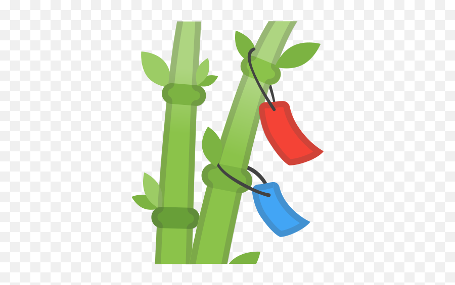 Tanabata Tree Emoji - Emoji De Bambu,Japanese Mask Emoji