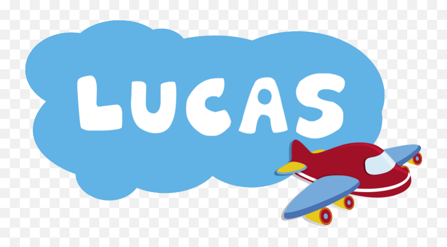 Named Airplane And Cloud Illustration - Language Emoji,Baby Named Emoji