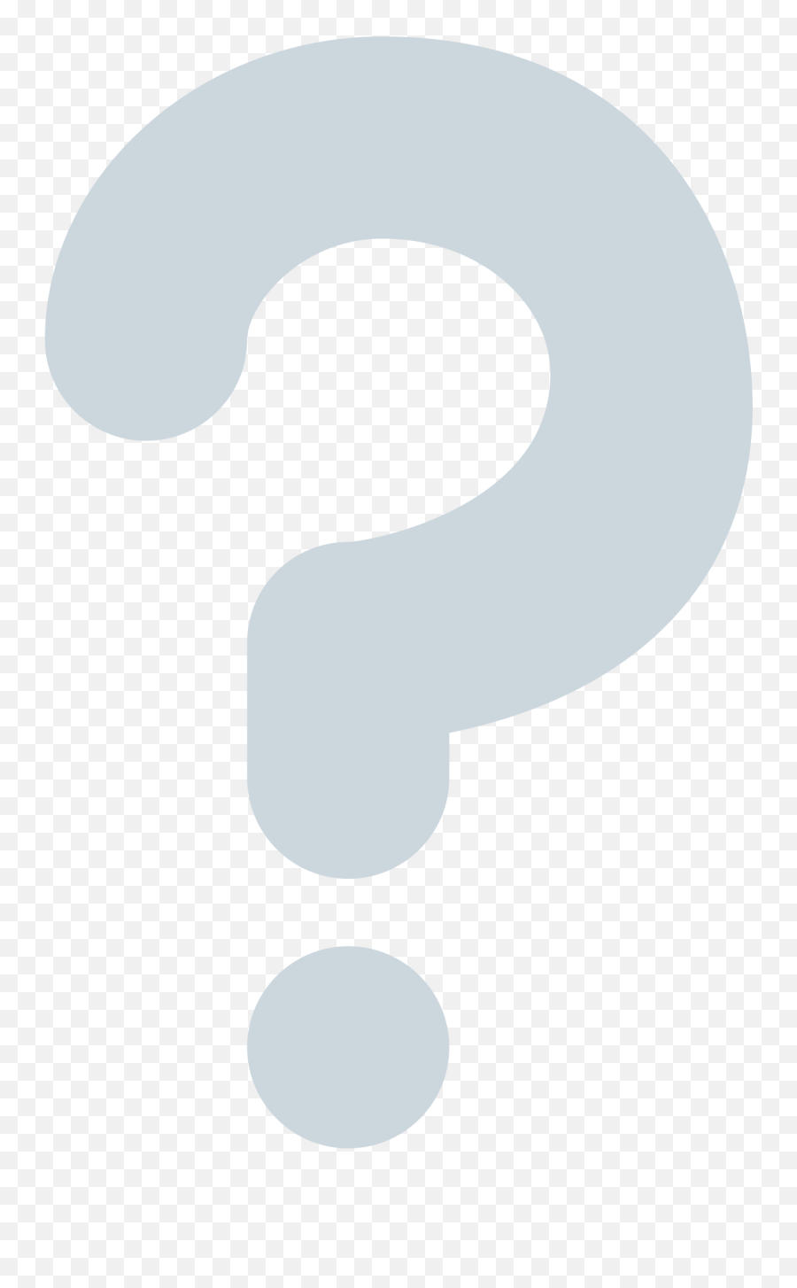 White Question Mark Ornament Sticker By - Black Square With Question Mark Emoji,Question Emoji