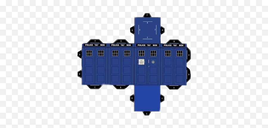 Tardis Sticker - Doctor Who Tardis 3d Emoji,Tardis Emoji