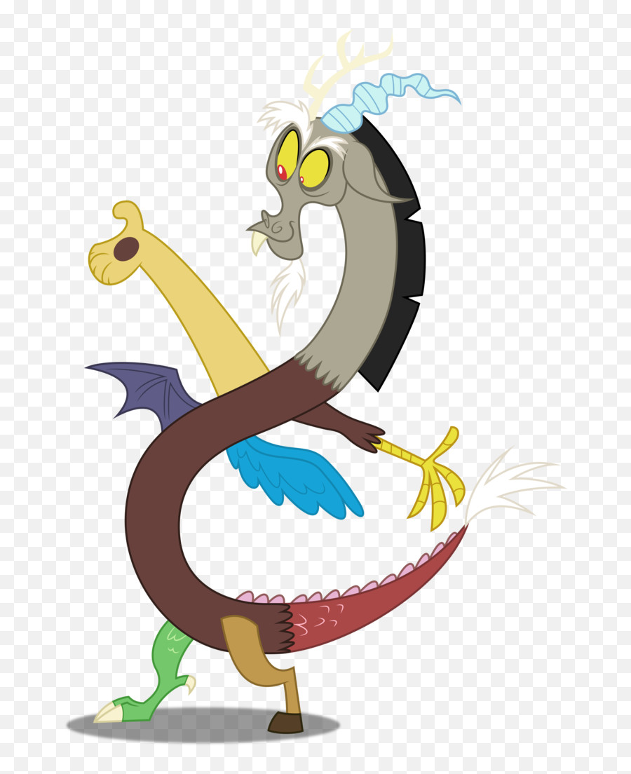 Mlp Discord Wings Clipart - Discord And Fluttershy Family Emoji,Chupacabra Emoji