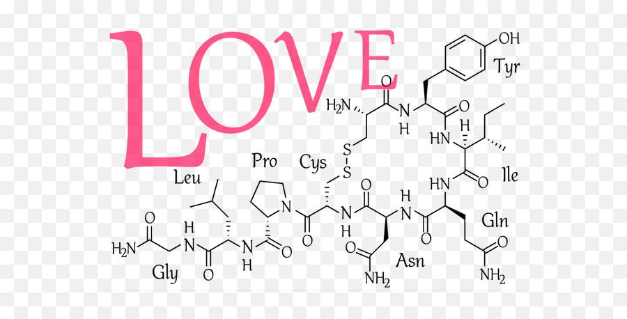 I Mean Oxytocin Is Considered Love - Oxytocin Molecule Emoji,Chemicals That Cause Emotions