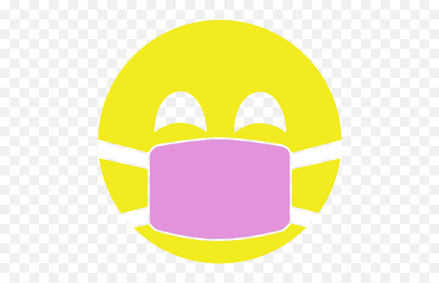 Smiley Cu Masca - Emoji Cu Masca De Protectie,Emoticon De Craciun