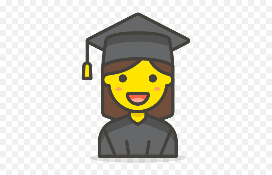 Woman Student Free Icon Of 780 Free - Student Icon Emoji,Transparent Graduation Cap Emoji