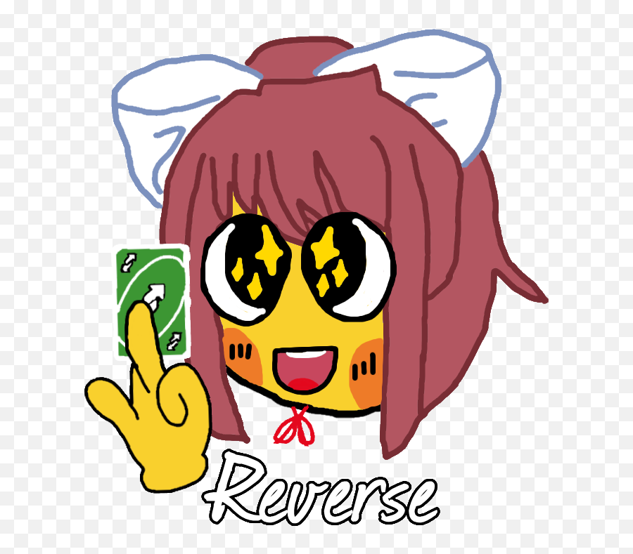 Ddlc - Monika Emoji,Uno Reverse Card Discord Emoji
