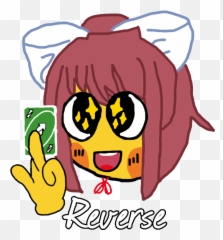 Ddlc - Monika Emoji,Uno Reverse Card Discord Emoji