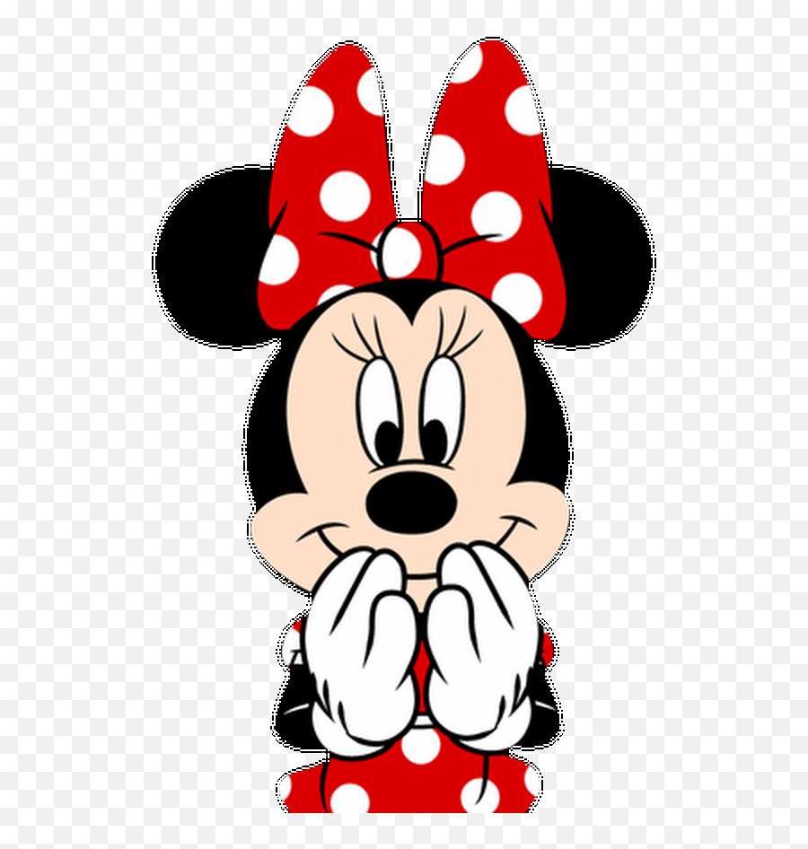 Foto Com Animação - Minnie Mouse Gif Emoji,Beijos Só Emoticons Gifs Animados