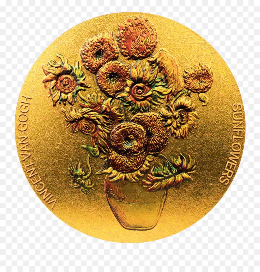 Van Gogh Sunflowers - Mint21 Sunflowers Emoji,Trees Emotion Paintings Van Gogh