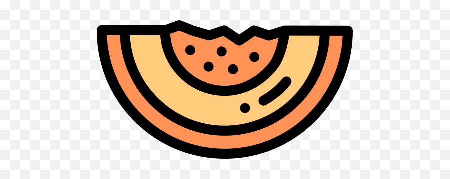 Melon - Free Food Icons Dot Emoji,Cantelope Emoticon