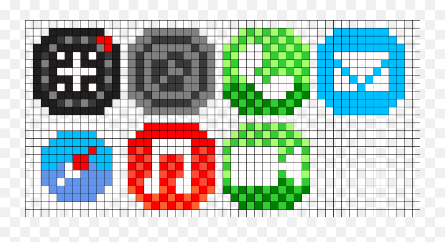 Kandi Patterns - Pixel Art Logo Application Emoji,Apple Emoji Pixel Art