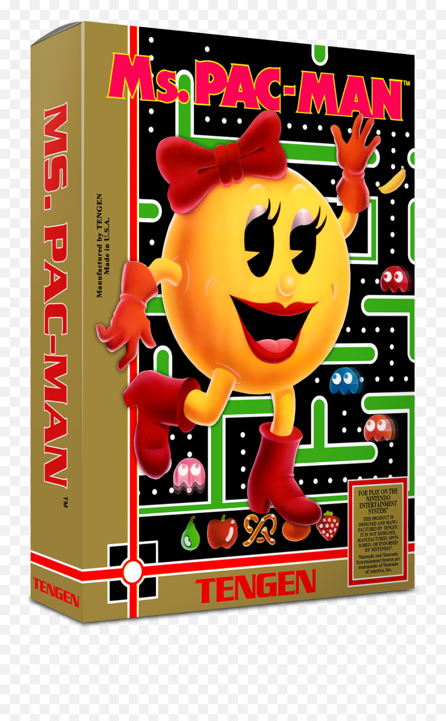 Ms Pac - Man Details Launchbox Games Database Emoji,1up Emoticon