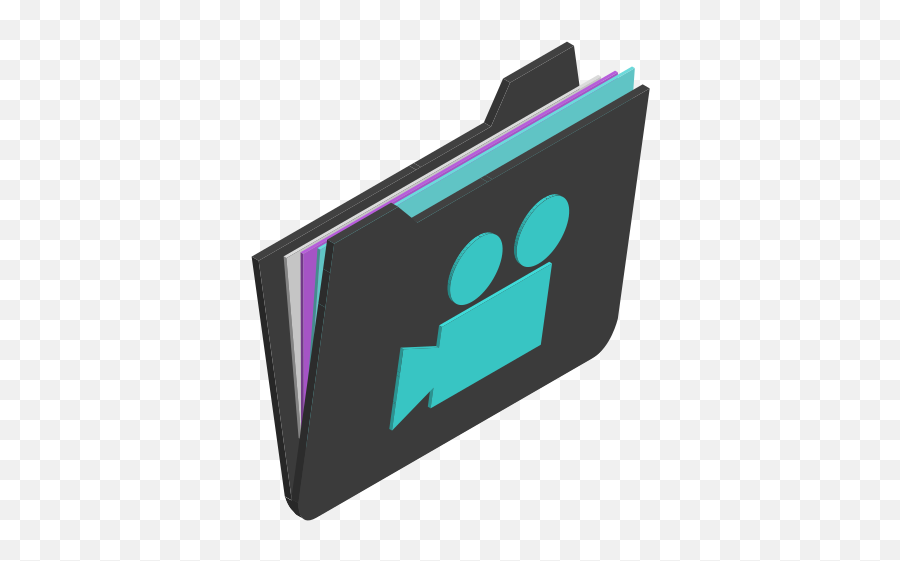 Isometric Folders Icon Pack Dark Theme - Capture Folder Icon Emoji,1980 Theme Steam Emoticons
