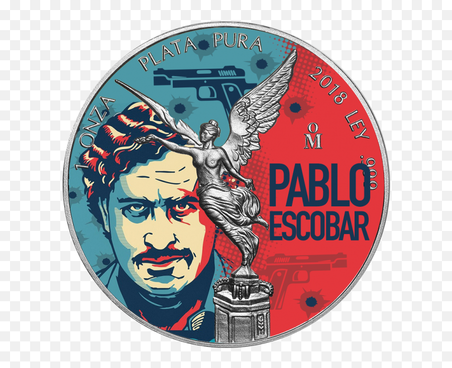 Mexico Libertad 1 Oz Silver Coloured Coin - Fictional Character Emoji,Pablo & Shoey - Raw Human Emotion Year Released