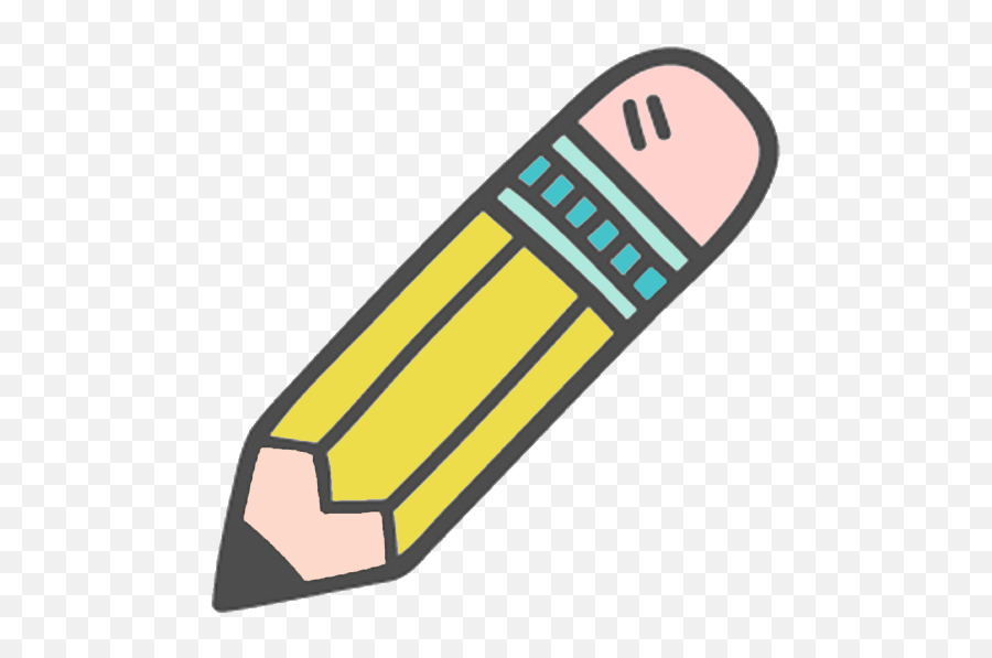 Create - Vector Image Of Pencil Clipart Full Size Clipart Create Image Png Vector Emoji,Emoji Pencil Pouch