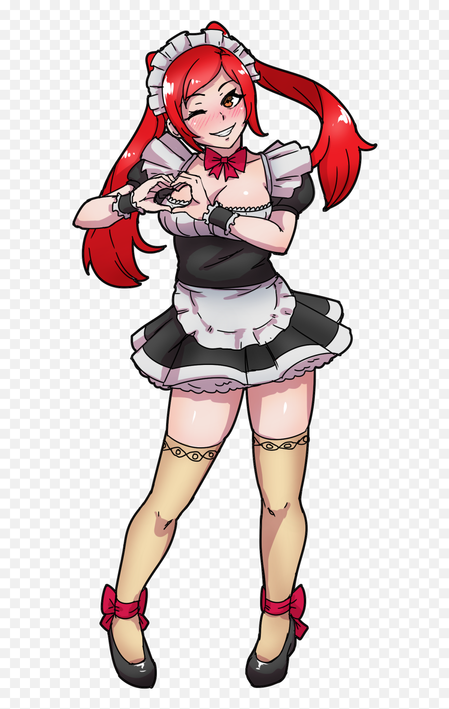 Maid Robin - Fire Emblem Red Robin Girl Emoji,Human Emotion Robins