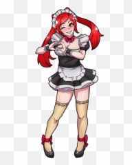 Maid Robin - Fire Emblem Red Robin Girl Emoji,Human Emotion Robins