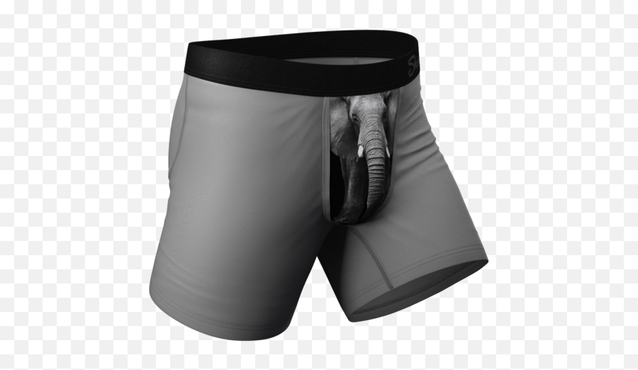 The 3rd Leg Elephant Ball Hammock Pouch Underwear - Solid Emoji,Elephants Emoji