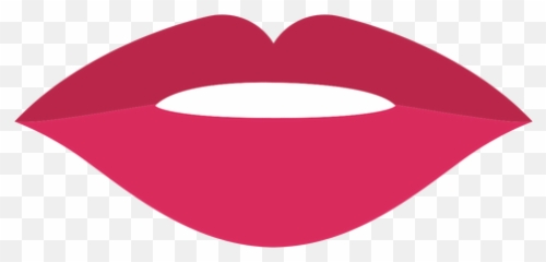 Mouth Red Lipstick Flat - Transparent Png U0026 Svg Vector File Kiss Flat Png Emoji,Emoticon With Red Lips