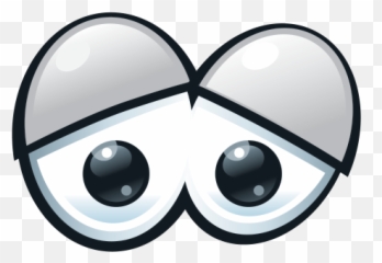 Printed Vinyl Comic Eyes - No Burning Of Garbage Emoji,Emotion Tatto