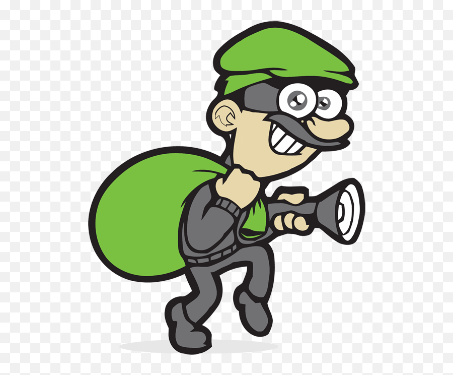 Robber Cartoon Png Transparent Png - Cartoon Thieves Png Emoji,Robber Emoji Png