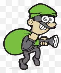 Robber Cartoon Png Transparent Png - Cartoon Thieves Png Emoji,Robber Emoji Png