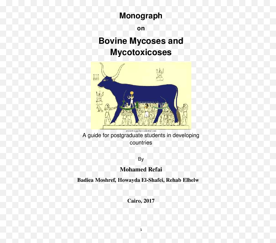 Pdf Monograph On Bovine Mycoses And Mycotoxicoses Ancient - Egyptian God Nut Cow Emoji,Difference Between Individual Henton And Mirroring Emotions