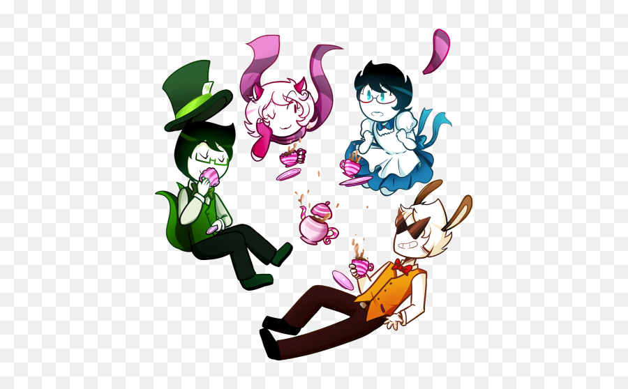 Wonderland - Fictional Character Emoji,Homestuck Jade Emoticons