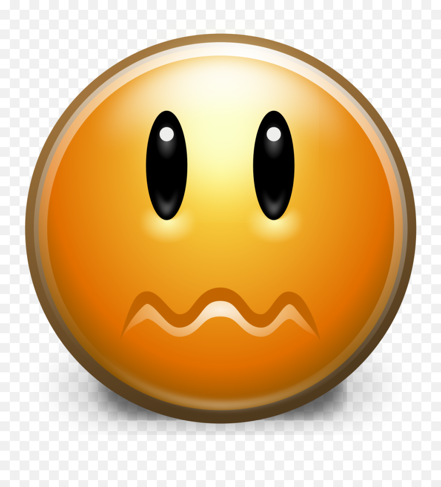 Filegnome3 - Worriedsvg Wikimedia Commons Happy Emoji,Emoticon For The Computer