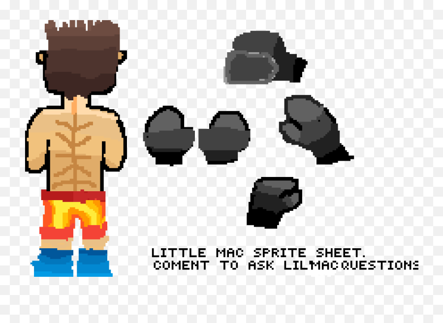 Pixilart - Punchout Little Mac Sprite Sheet By Anonymous Emoji,Human Sprite Sheet Emotion