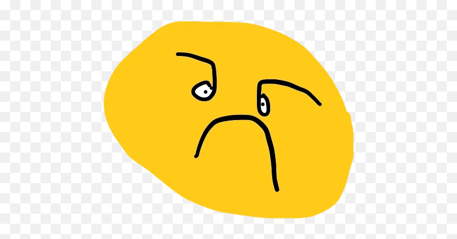 Telegram Sticker 8 From Collection Emoji,Discord Emojis Disappointment