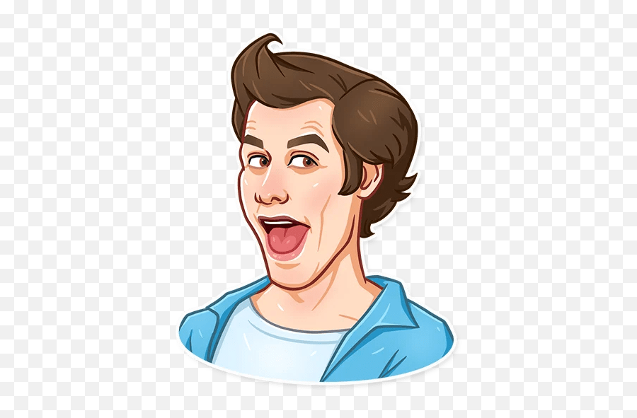 Jim Carrey Stickers - Live Wa Stickers Emoji,Slack Emojis Jim Carrey