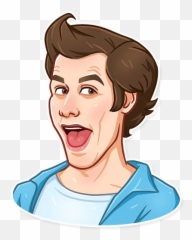 Jim Carrey Stickers - Live Wa Stickers Emoji,Slack Emojis Jim Carrey