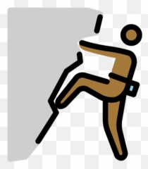 Man Climbing Medium - Dark Skin Tone Emoji Download For,Emoji That Represent Climb