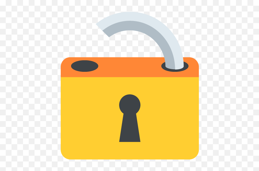 Open Lock Emoji Safe Unlocked Lock Emoji Free Emoji Png Images Emojisky Com