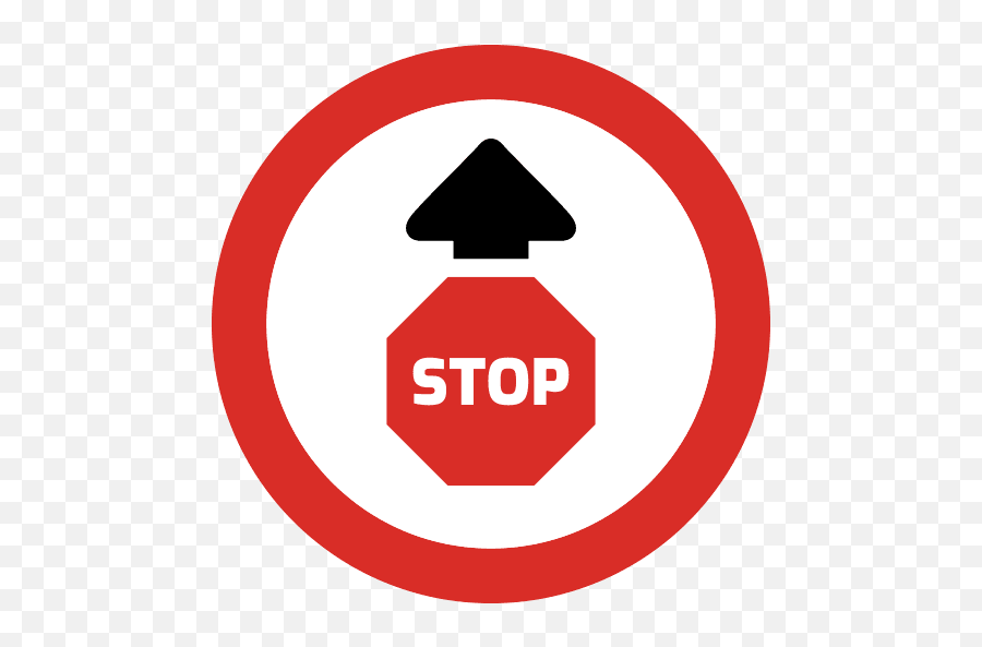 Stop Ahead Sign Icon Png And Svg Vector Free Download Emoji,Streetlight Emoji