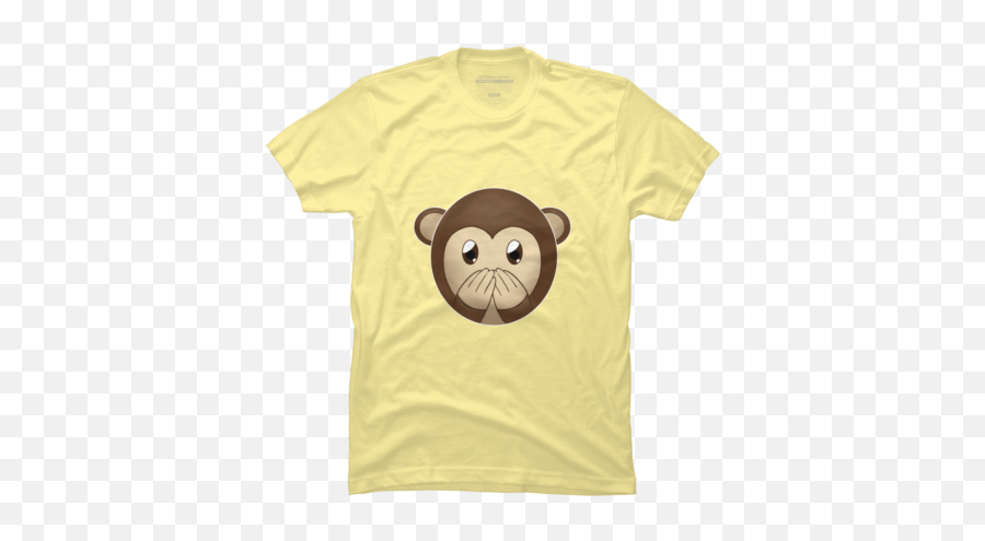 Best Yellow Monkey T - Shirts Tanks And Hoodies Design By Shirt Emoji,Monkey Emoji