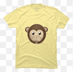 Best Yellow Monkey T - Shirts Tanks And Hoodies Design By Shirt Emoji,Monkey Emoji