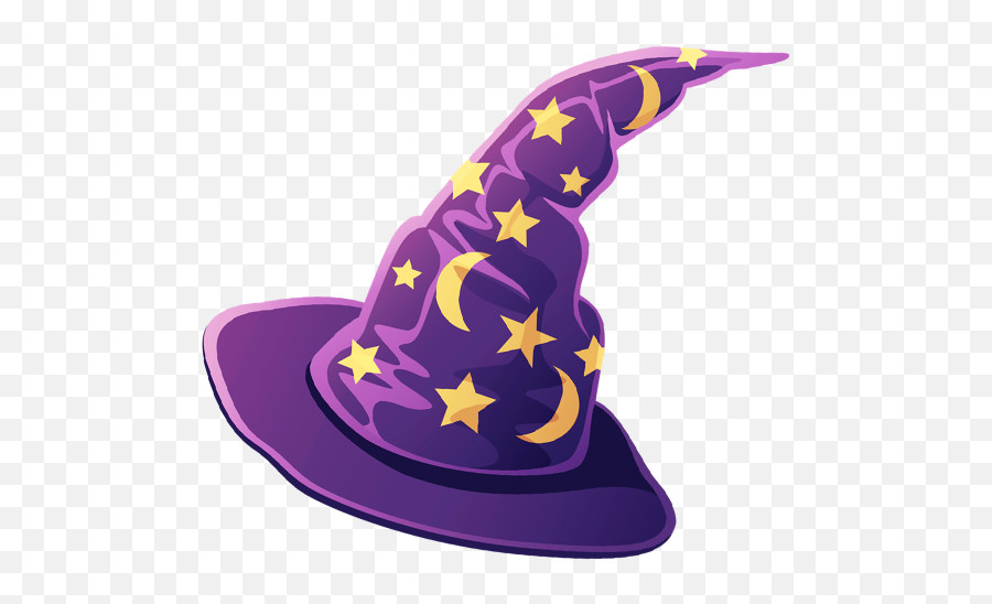Hat Witch Wizard Halloween Ftestickers - Cartoon Transparent Wizard Hat Emoji,Witches Hat Emoji