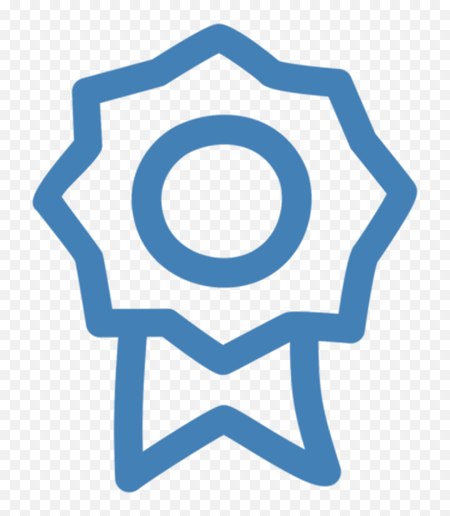 An Award Medal - Icon Clipart Full Size Clipart 5435760 Dot Emoji,Rosette Emoji