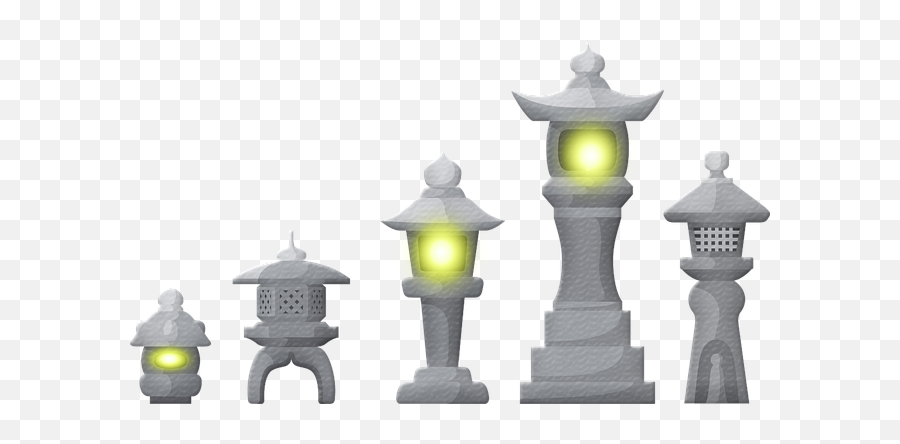 Free Japanese Garden Lanterns Lantern - Japanese Garden Lantern Vector Emoji,Lantern Emotions