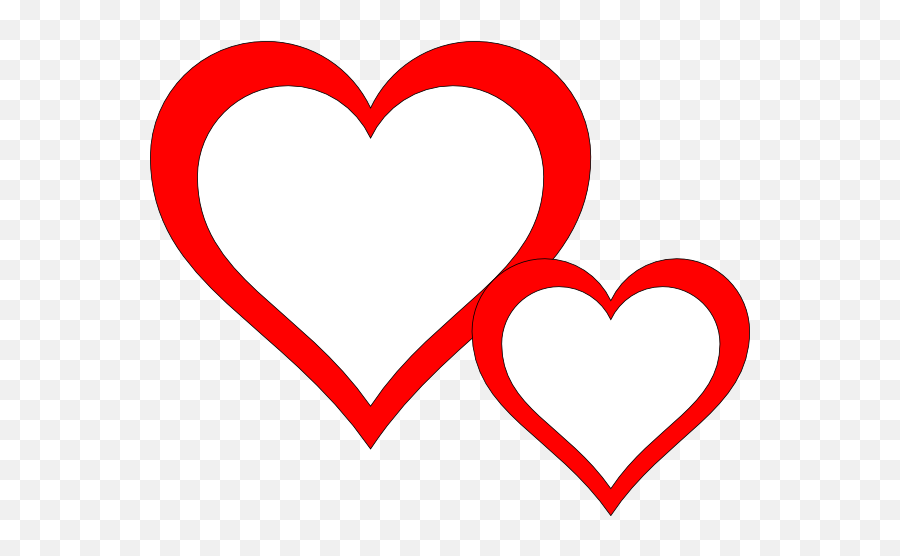 Two Hearts Clip Art - Clipartsco Two Love Heart Clipart Emoji,Twin Heart Emoji