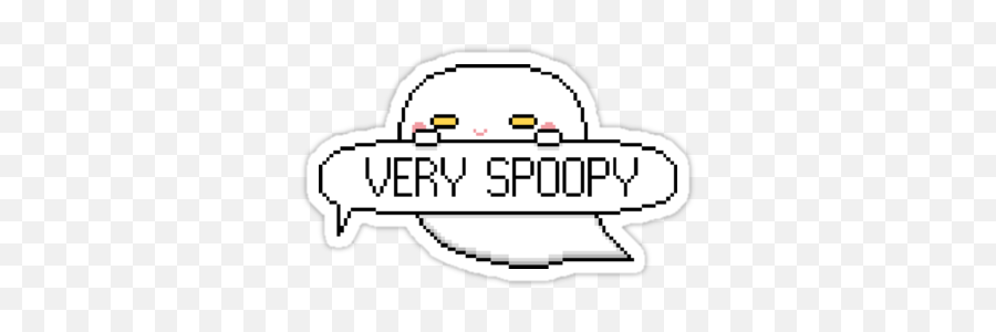 Very Spoopy Sticker - Dot Emoji,Spoopy Emoji
