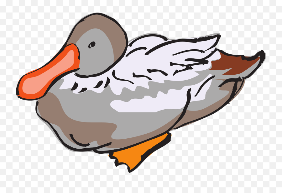 Goose Clipart Brown Duck Goose Brown - Duck Emoji,Canadian Goose Emoji