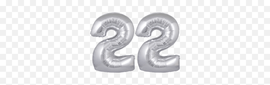 22nd Birthday Helium Balloons Delivered - 22 Birthday Balloons Png Emoji,Goto Birthday Emojis