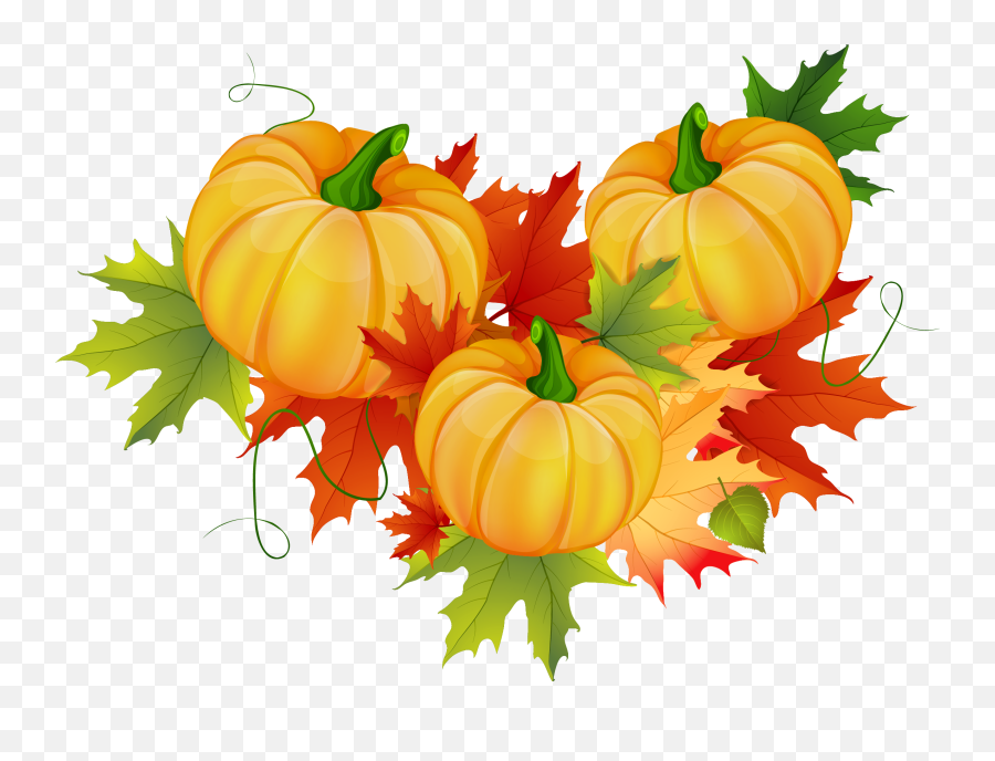 Thanksgiving Pumpkin Decoration Clipart Gallery Yopriceville - Fall Pumpkin Clip Art Emoji,Thanksgiving Emoji