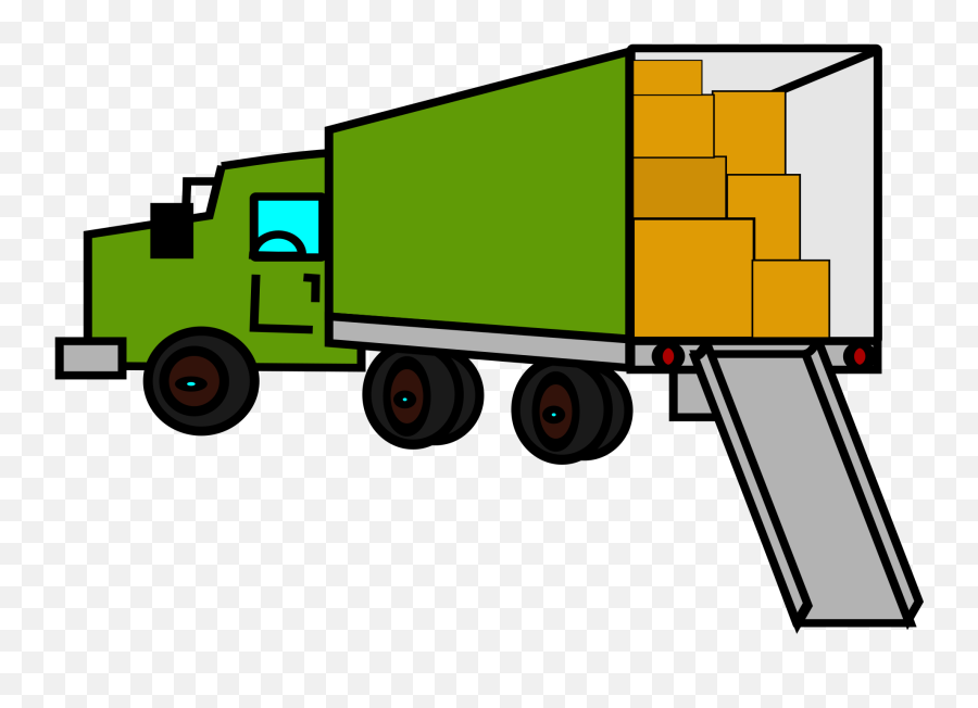 Moving Truck Clipart - Clipart Moving Truck Transparent Emoji,Tow Truck Emoji