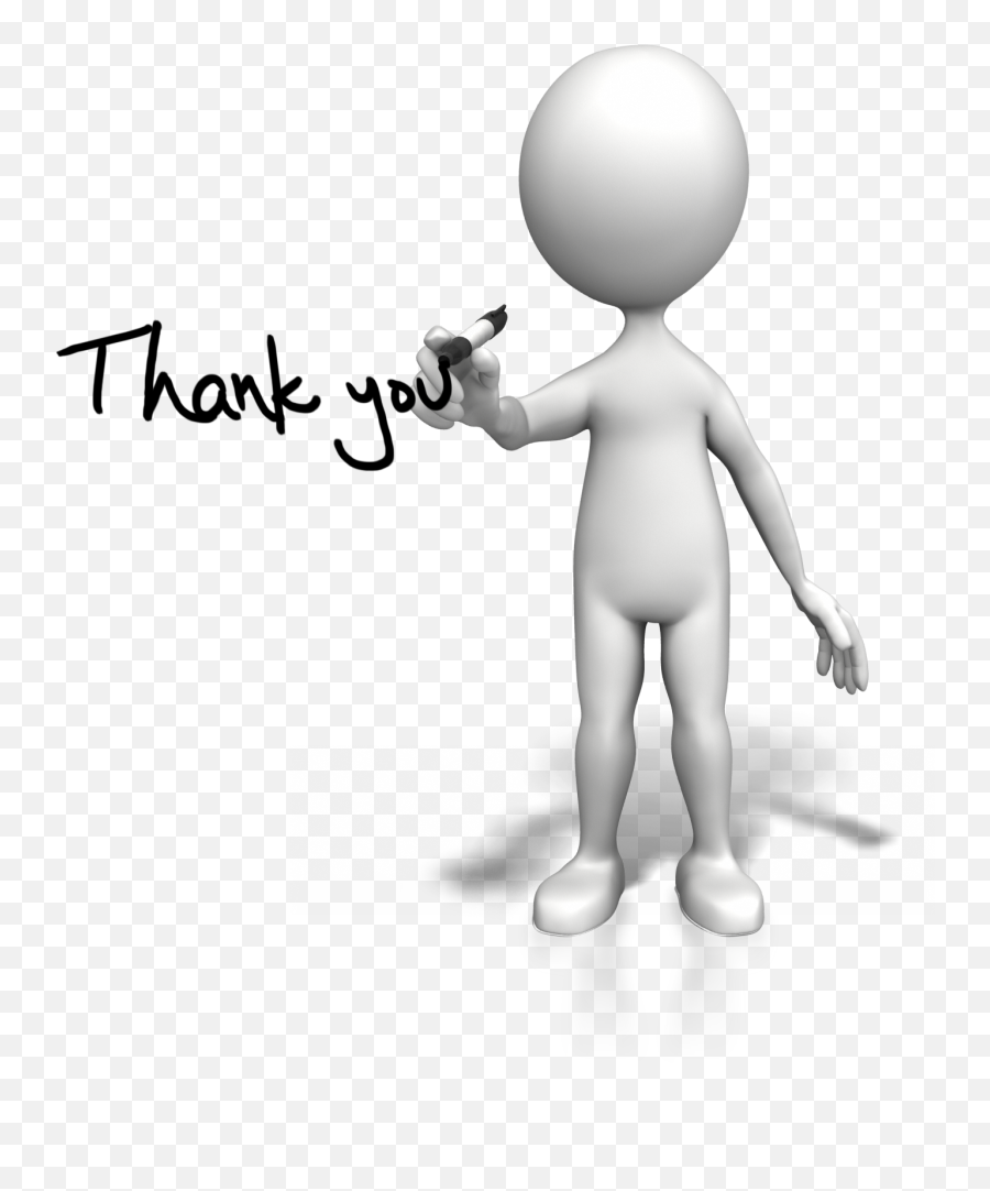 3d Man - Thank You Animation Png Transparent Cartoon Jingfm Thank You For Presentation Gif Emoji,3d Animated Emoticon