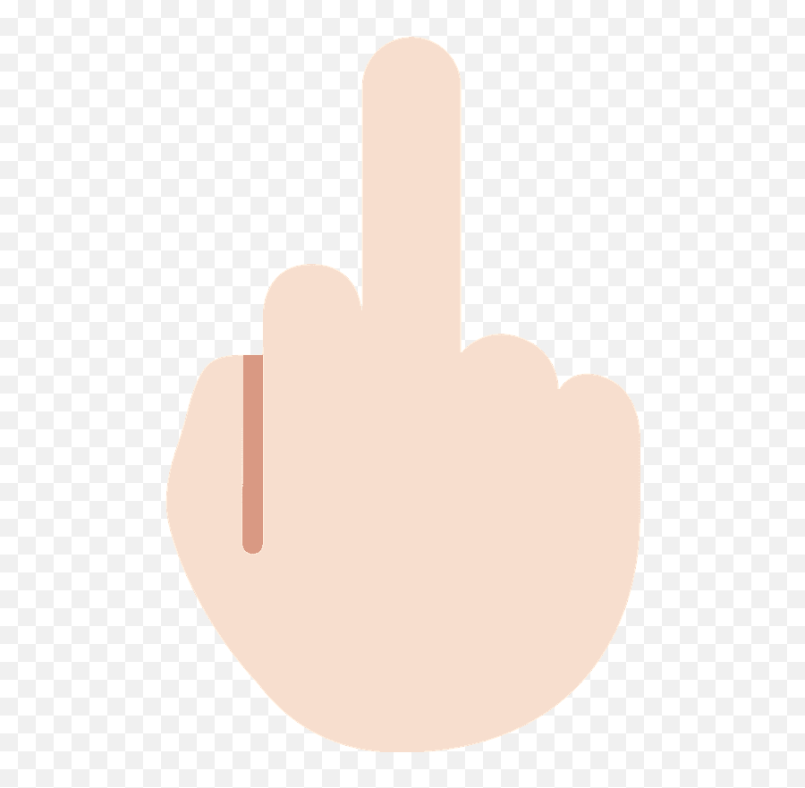Middle Finger Emoji Clipart - Middle Finger,3 Finger Emoji
