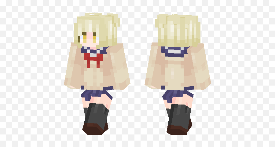 Japanese High - School Girl Minecraft Pe Skins Toga Himiko Minecraft Skin Emoji,Minecraft Skin Japanese Emoticon